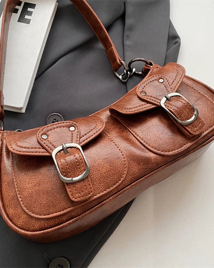 Double Pockets Handbag