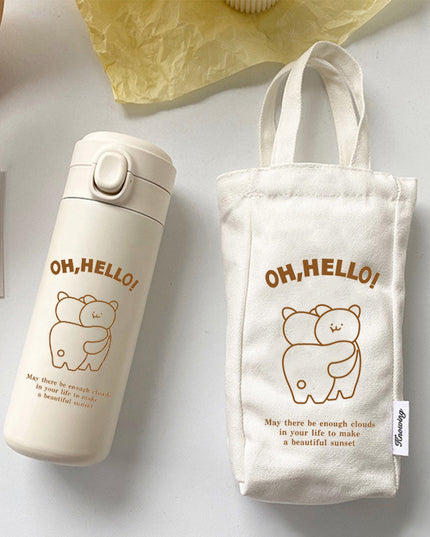 Cute Bear Bottle & Case