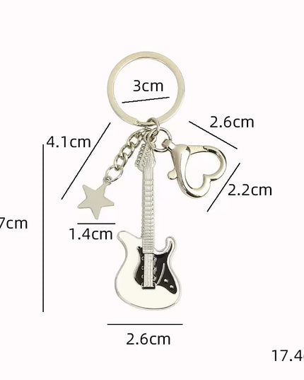 Electric Guitar Keychain