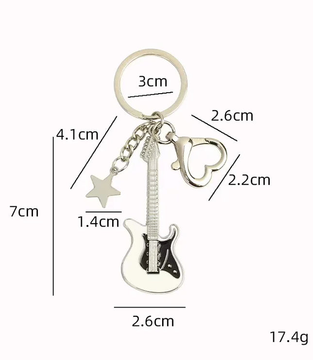 Electric Guitar Keychain