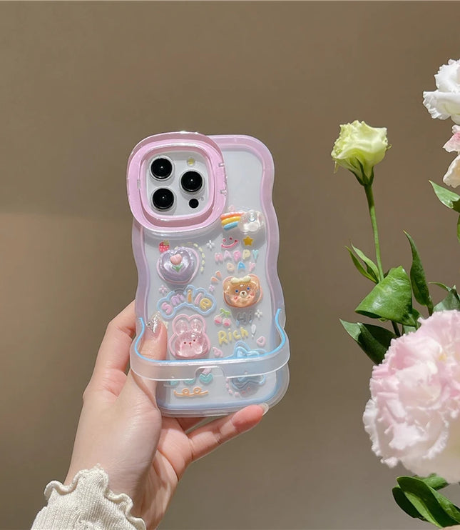 Jelly 3D Bear Phone Case