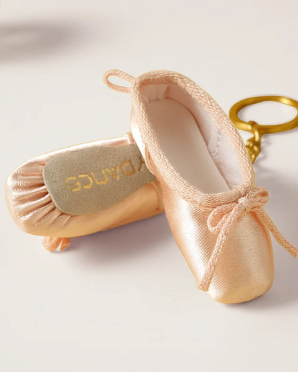 Handmade Ballet Shoe Keychain