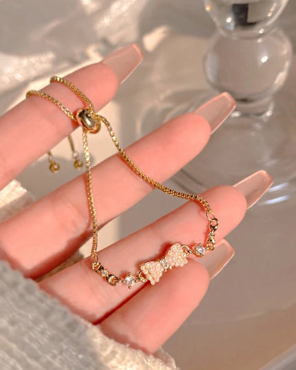 Bow Pearl Bracelet