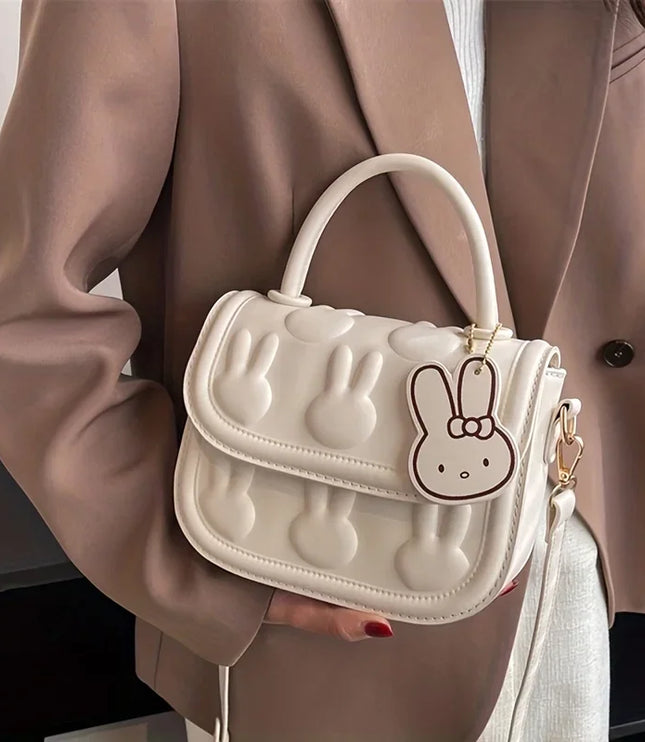 Bunny Embossed Handbag & Crossbody