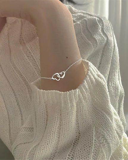 Interlocking Hearts Bracelet