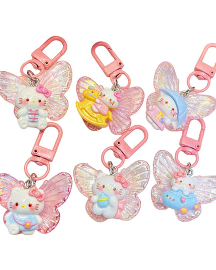 Butterfly Hello Kitty Keychain