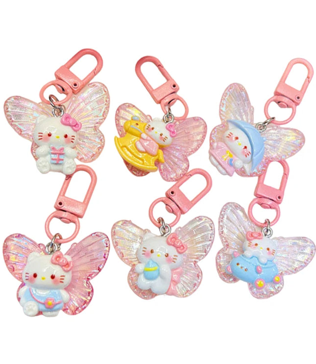 Butterfly Hello Kitty Keychain