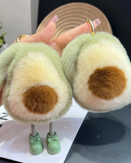 Avocado Plush Keychain