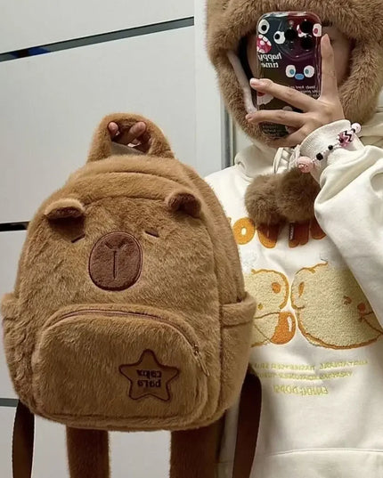 Capybara Plush Backpack