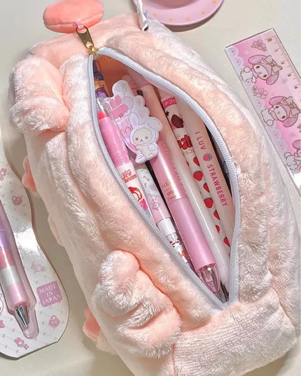 Plush Piggy Pencil Case