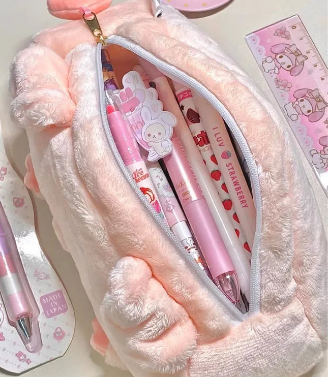 Plush Piggy Pencil Case