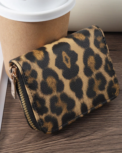 Leopard Card Holder Purse