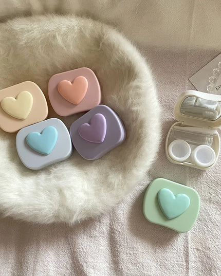 3D Heart Contact Lens Case