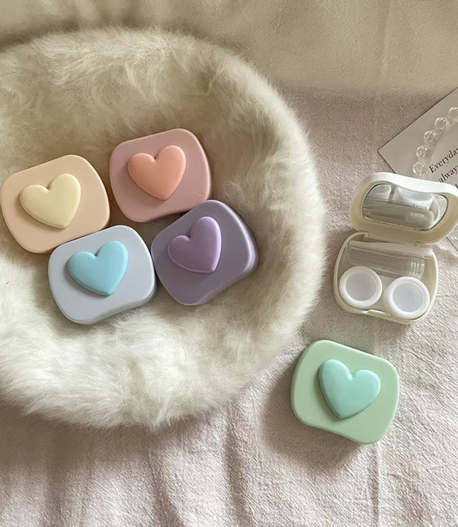 3D Heart Contact Lens Case