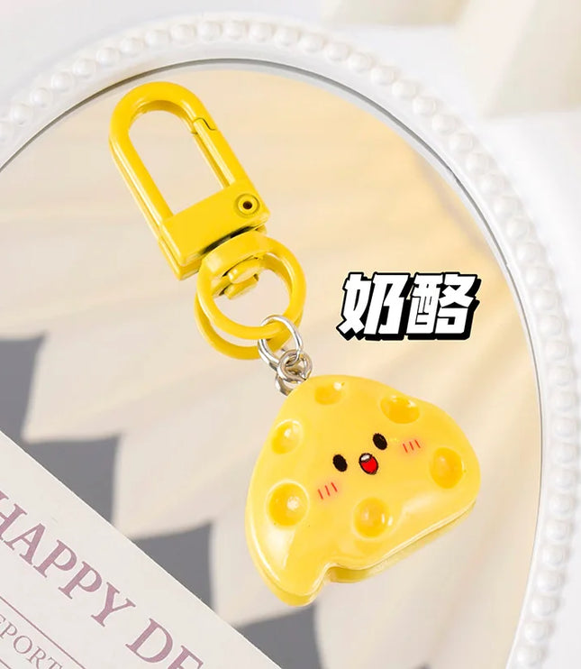 Egg & Cheese Keychain