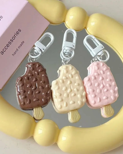 Chocolate Ice Cream Keychain