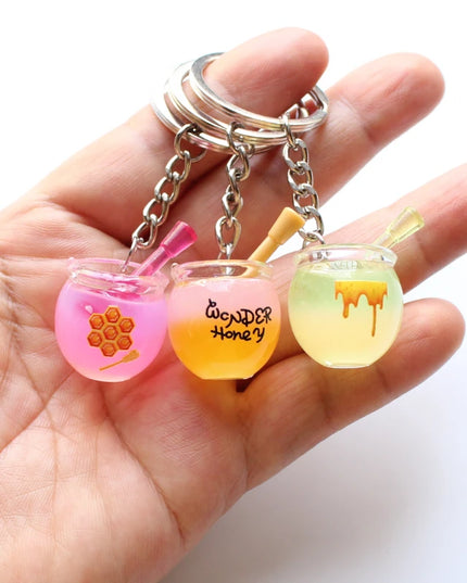 Honey Jar Keychain