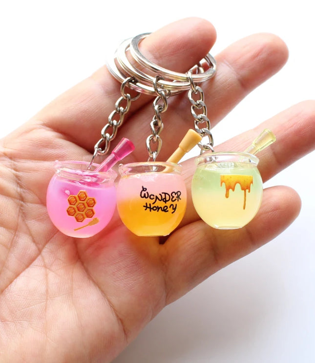 Honey Jar Keychain