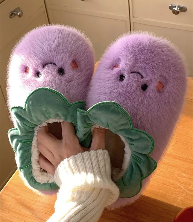 Veggies Plush Slippers