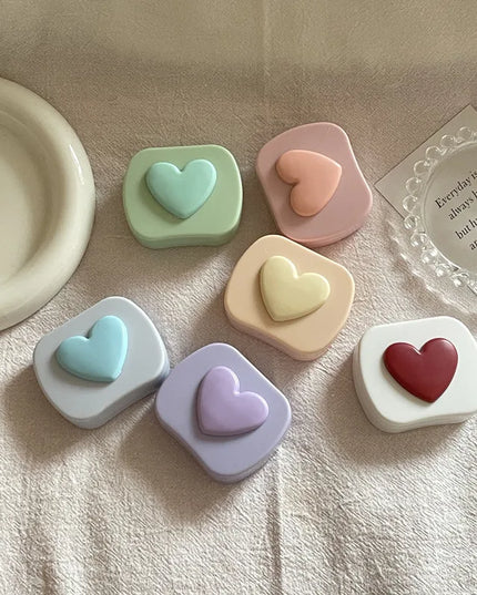 3D Heart Contact Lens Case