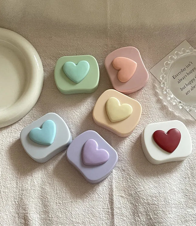 3D Heart Contact Lens Case