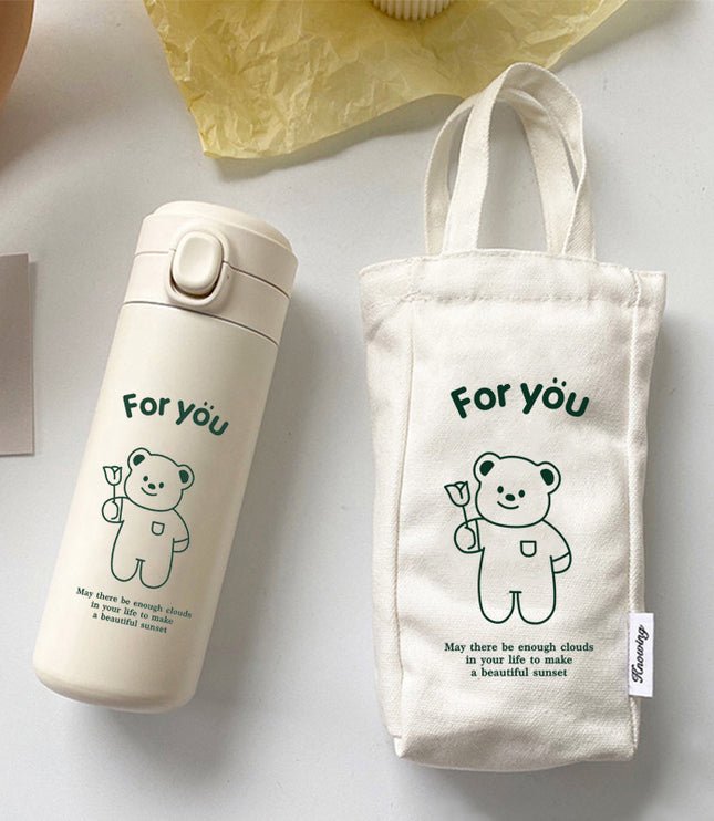 Cute Bear Bottle & Case