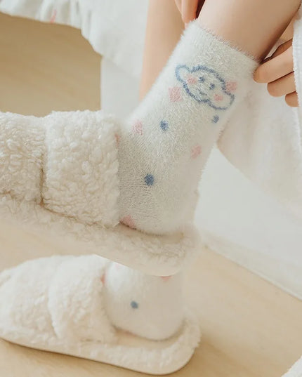 3Pairs Cute Fluffy Socks