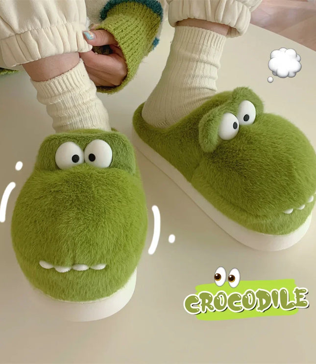 Cute Crocodiles Slippers