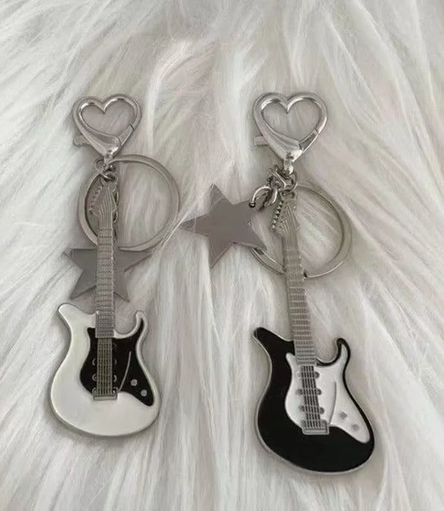 Electric Guitar Keychain