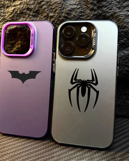 Batman & Spiderman Matte Phone Case