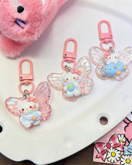 Butterfly Hello Kitty Keychain