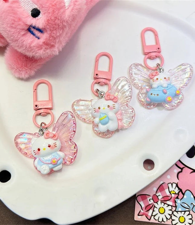 Butterfly Hello Kitty Keychain