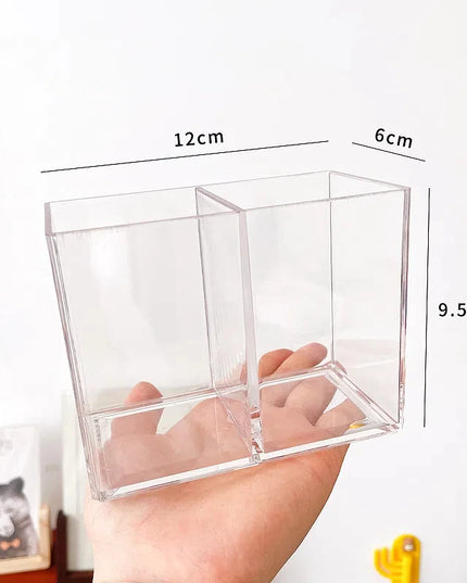 Clear Pen Holder & Desk Organizer