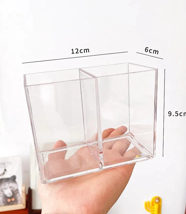 Clear Pen Holder & Desk Organizer