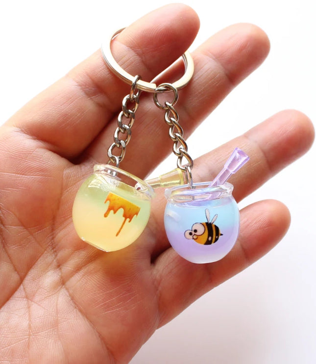 Honey Jar Keychain