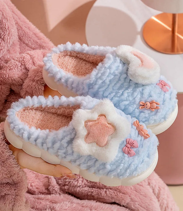 Cute Star & Moon Slippers