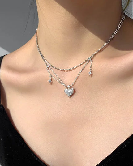 Double Layer Love Necklace