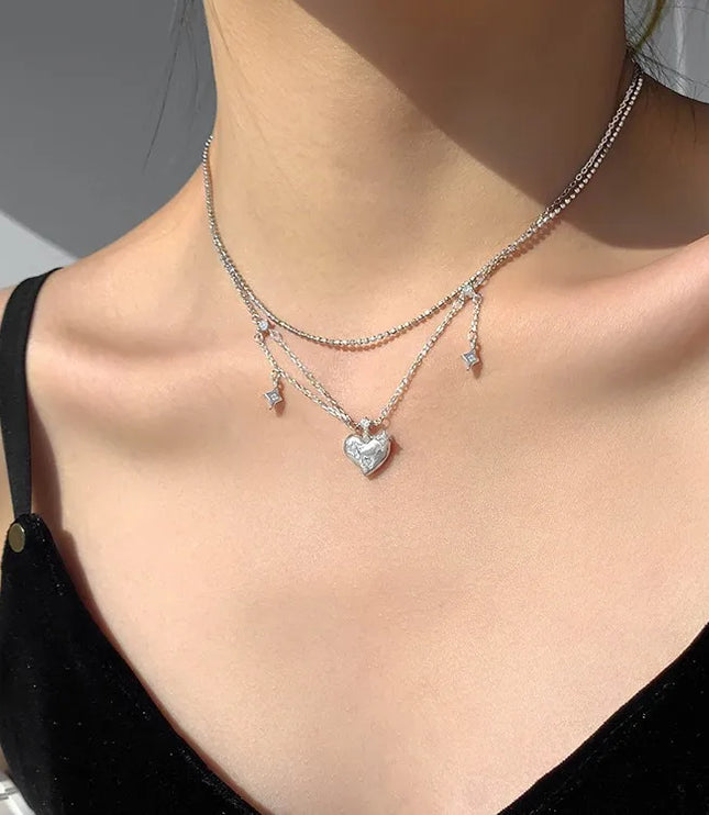 Double Layer Love Necklace