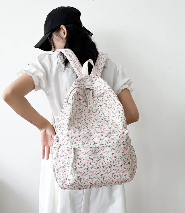 Floral Pattern Backpack