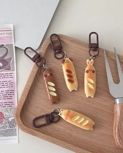 Baguette Keychain