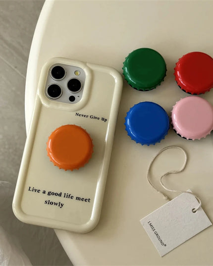 Bottle Cap Phone Pop Socket