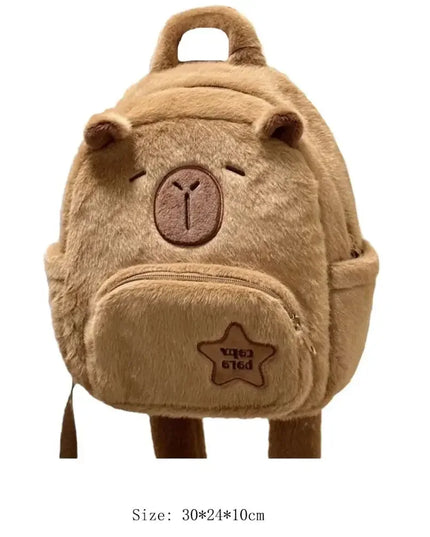 Capybara Plush Backpack