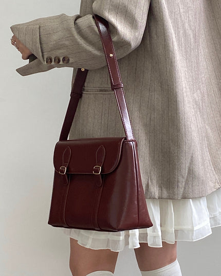 Vintage Cherry Red Shoulder Bag