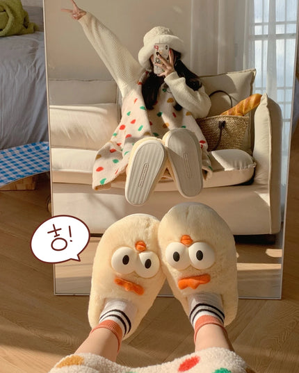 Big Eyes Chicken Slippers