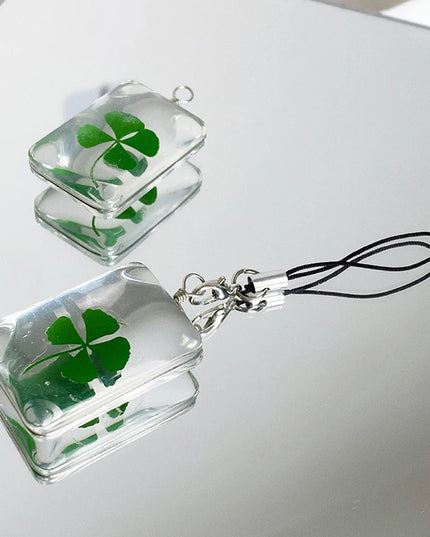 Lucky Clover Phone Charm