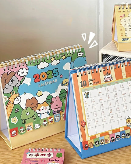 Cartoon Animal Desk Calendar