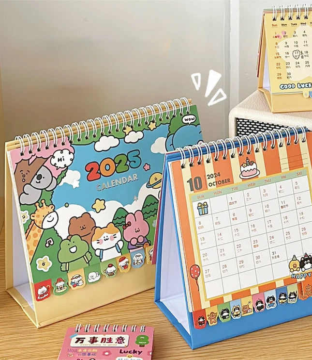 Cartoon Animal Desk Calendar