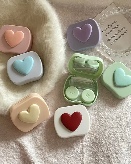 3D Heart Contact Lens Case