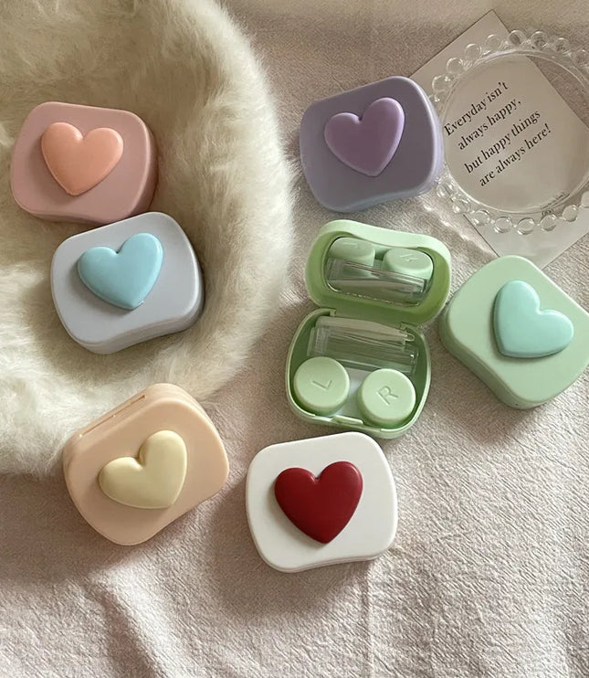 3D Heart Contact Lens Case