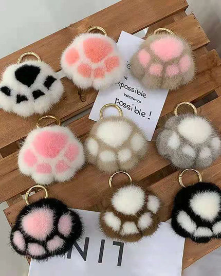 Cat Paw Keychain